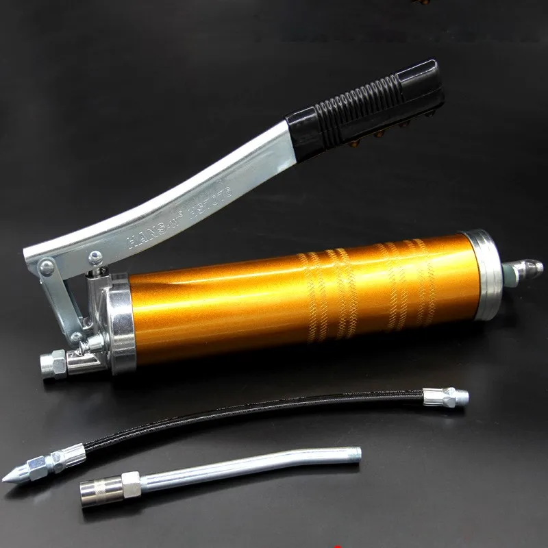  Пистолет для смазки HANS.w 400cc 8000 PSI с гибким шлангом металлическим удлинителем нормальным соединителем и острым