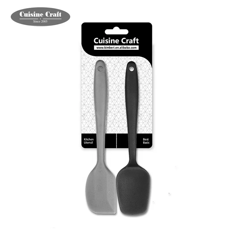 Amazon premium Kitchen baking accessories 480 F 600 F classic silicone scraper spatula spoonula set