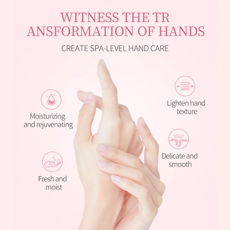 Hand Lotion Working Hands Cosmetic Organic Vegan Fruity Nutty Collagen Moisturizing Whitening Cream Hands