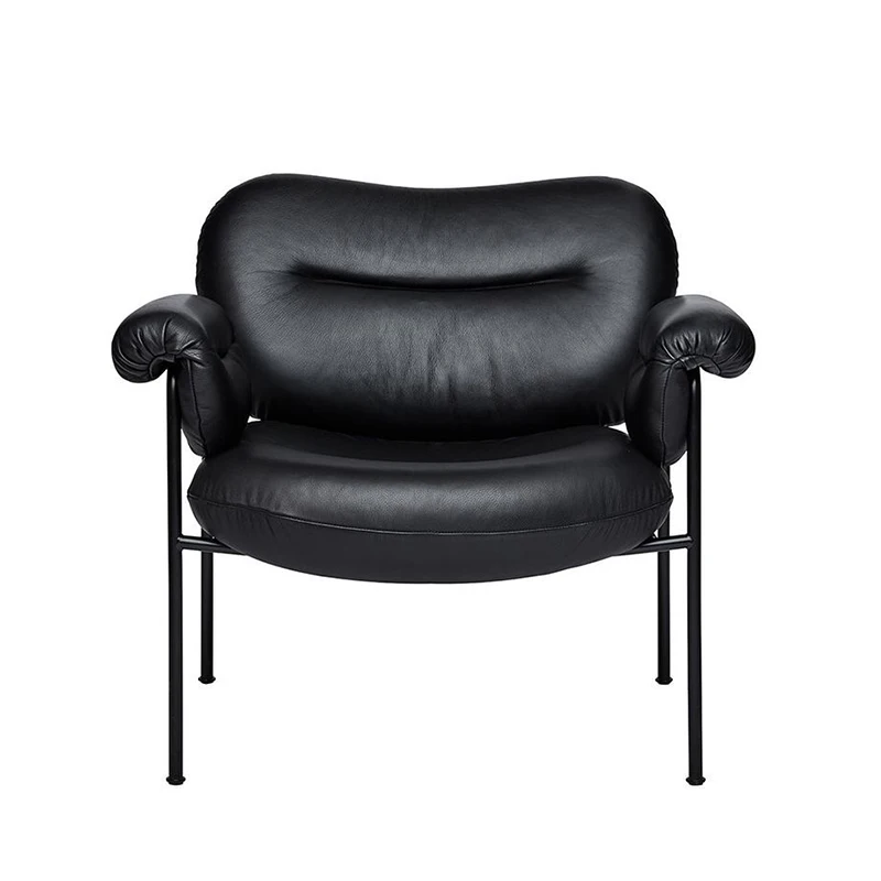 Nordic Pu Leather Fancy Living Room Accent Leisure Chair For Restaurants Dining Hotel Lounge And Coffee Shop