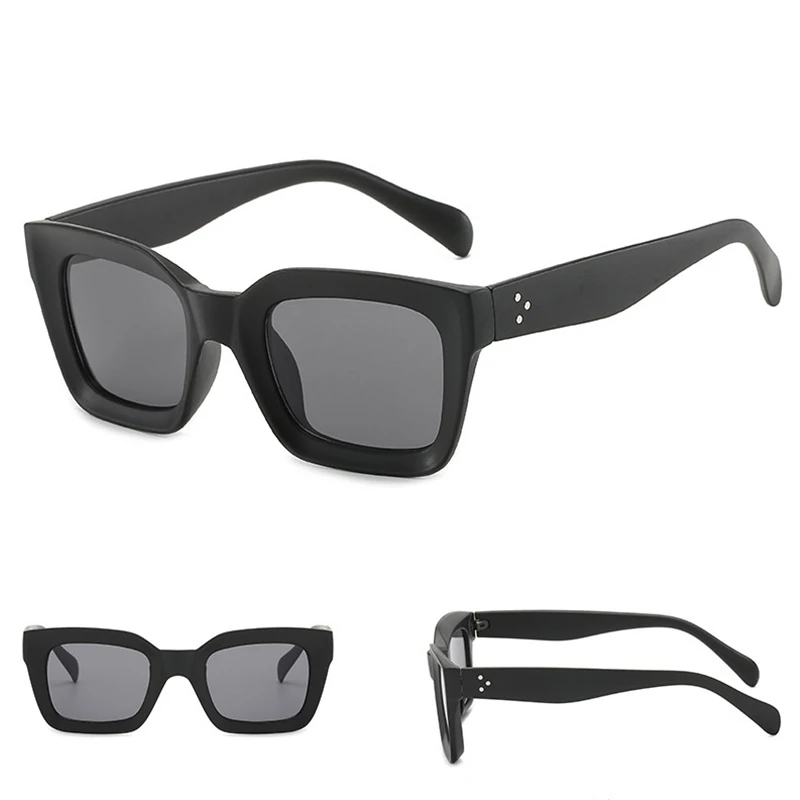Лидер продаж солнцезащитные очки для мужчин и женщин с защитой от ультрафиолета UV 400 квадратные брендовые дизайнерские 2020