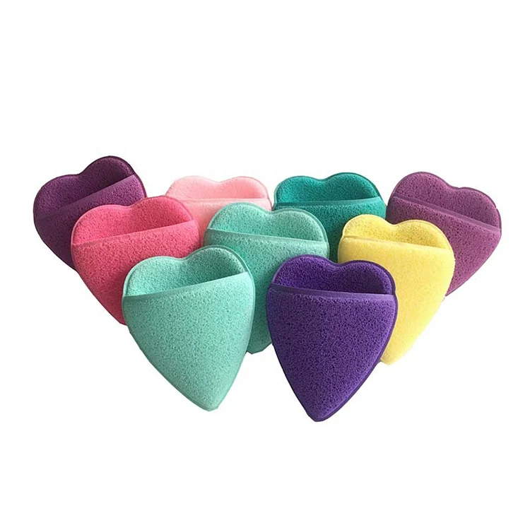 Mini Finger Air Cushion Puff Multi colored Convenience Makeup Sponge For Women