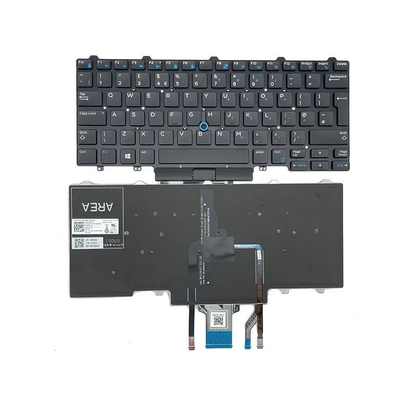 New UK for DELL LATITUDE E5450 5470 5480 5490 E7450 7470 7480 7490 laptop keyboard