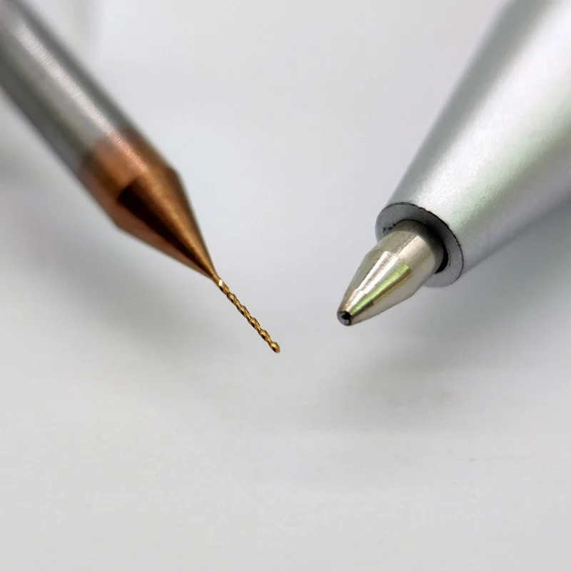 JR129 CNC cutting tools high quality 0.15-0.3mm diameter fixed 3mm shank coating carbide micro drill bits for PCB