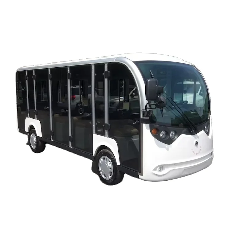 luxury bus low speed for hotels airports closed version with air conditioner
