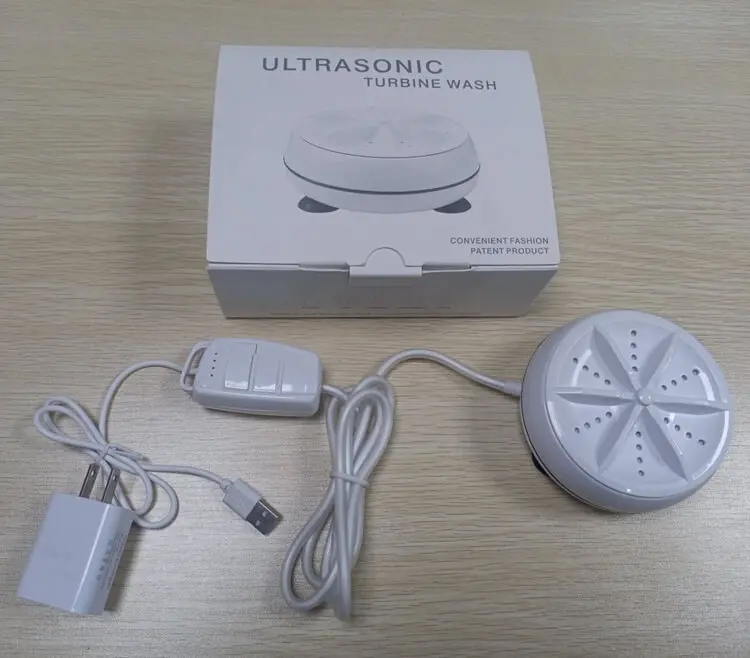 Portable ultrasonic cleansing machine mini turbo washing machine underwear socks dress clothes mini laundry washing machine