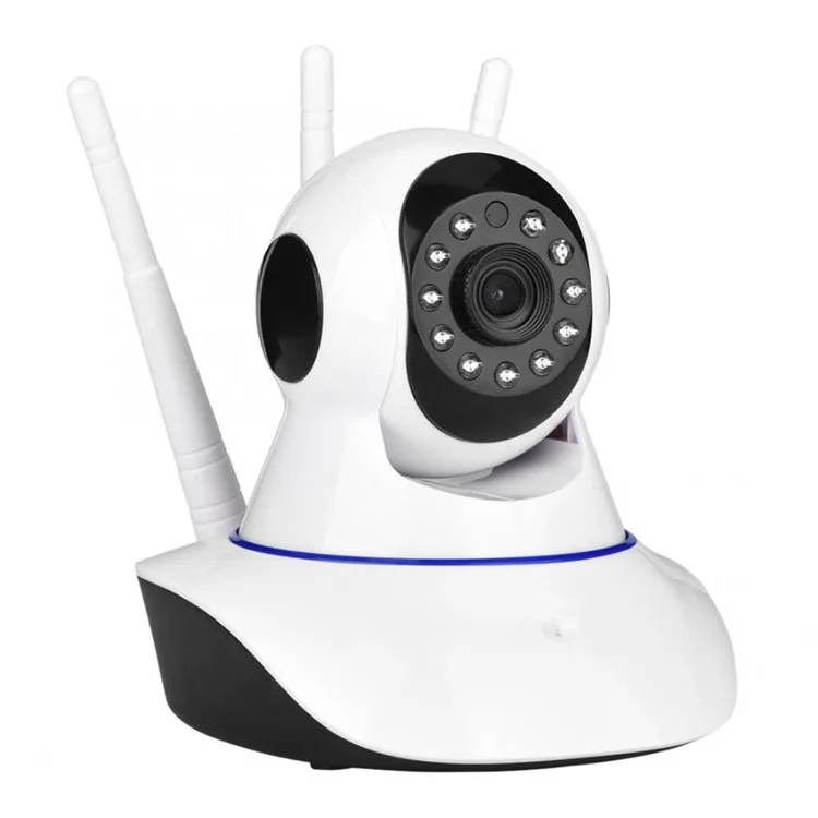 1080p  Infrared IR Security CCTV Network Audio Record Surveillance Baby Monitor HD CCTV Camera iCSee Robot with 3 antennas