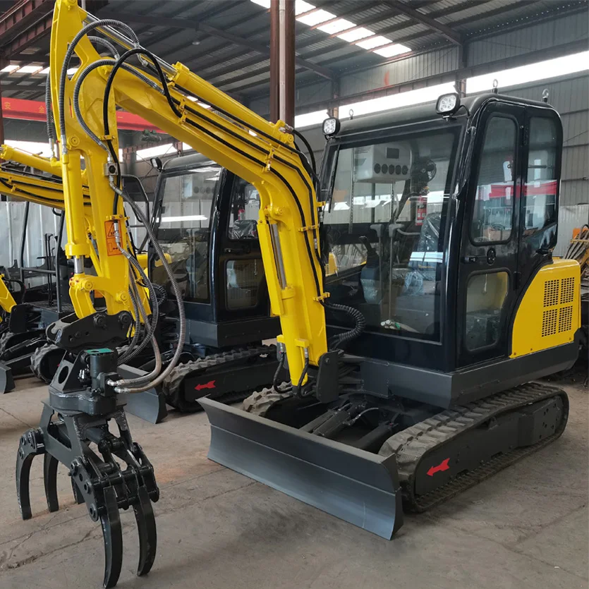 Free Shipping Multi EPA Engine 1 Ton Mini Excavator machine Farm Digger Chinese 3 ton China Excavator