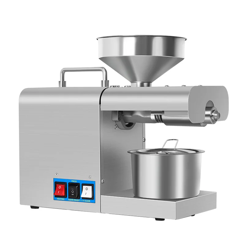 Economical household stainless steel oil press machine automatic oil press wholesale and retail export