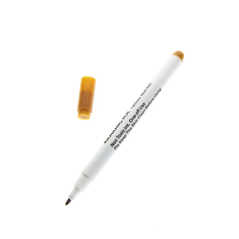 DIY body tattoo marker pen black or brown colors funny drawing on skin like real tattoo easily wash off