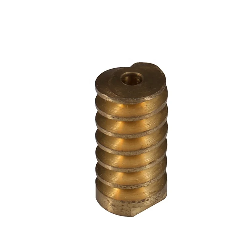 
OEM High Precision CNC Machining Small Mini Brass Worm Gear 