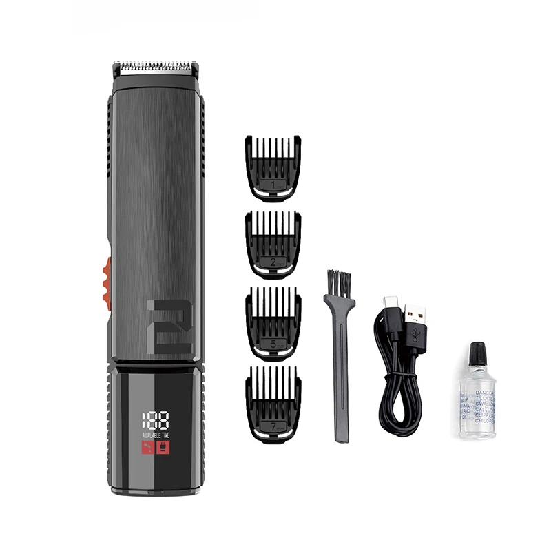 Custom Men Professional Cordless Hair Trimmer Zero Gapped Trimmer Hair Cutting  Machine For Hair Clippers