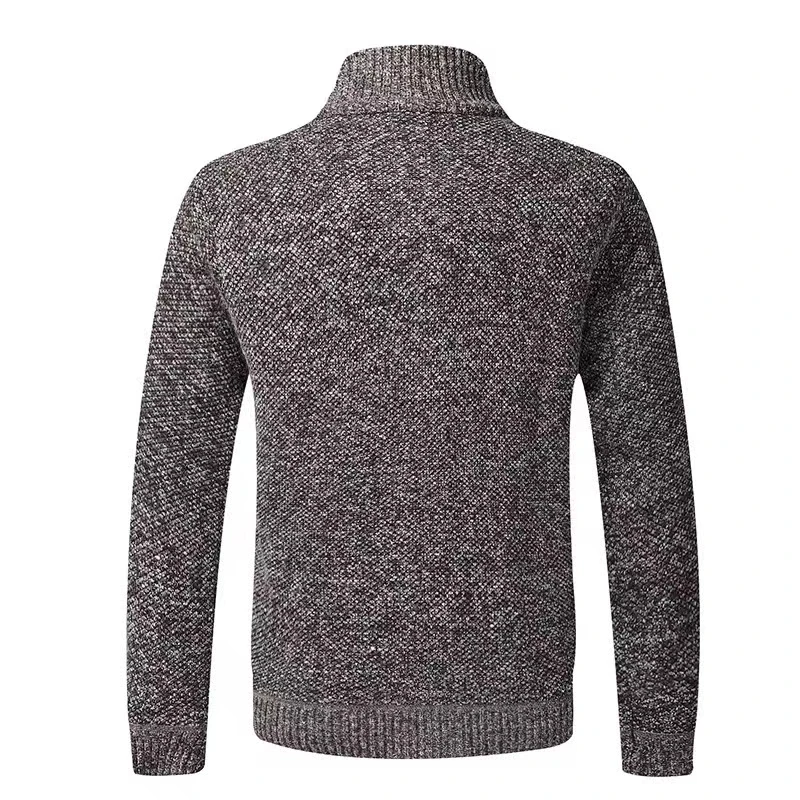 New product Polyester / Cotton alpaca sweater knitting wear mens custom cardigan sweater
