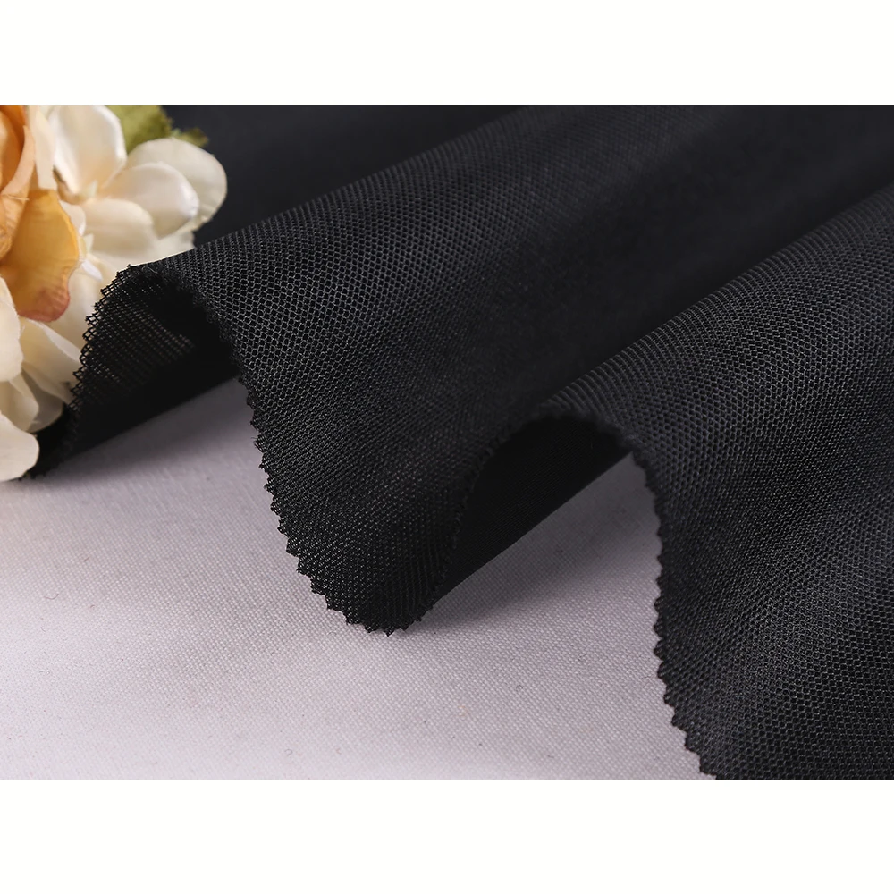 Factory Wholesale Black Soft Breathable Square Sandwich 3d Air Mesh Shoes Fabric