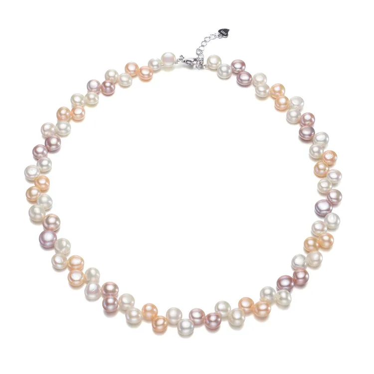 handmade statement freshwater natural pearl necklace real pearl choker necklace