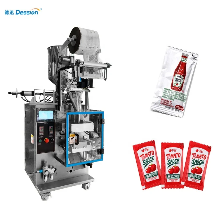 High accuracy automatic irregular fruit shape sachet mango juice pouch filling sealing packing machine Milk Jam Soup Water Oil