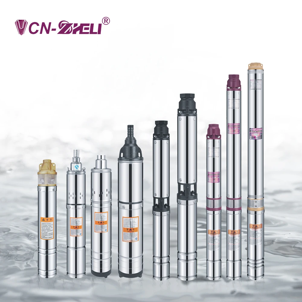 2024 Deep well pumps 2.0 inch diameter submersible tube well water pump
