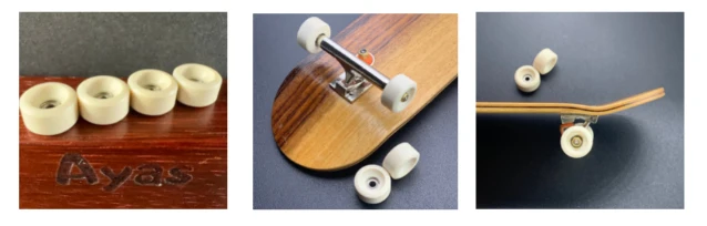 Wholesale PEEK material  finger skateboard bowl fingerboard wheels