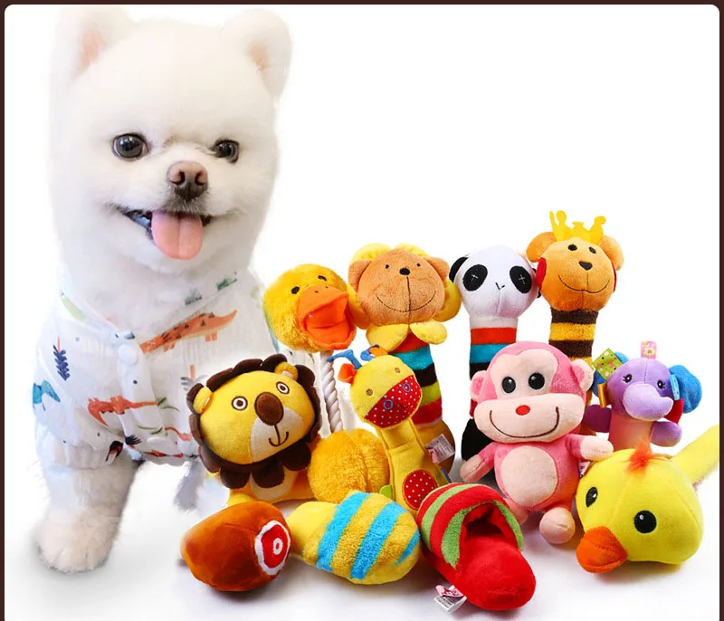 Pet plush bite-resistant vocal toys interactive fun pet molars radish cotton rope toys pet dog chewing molars