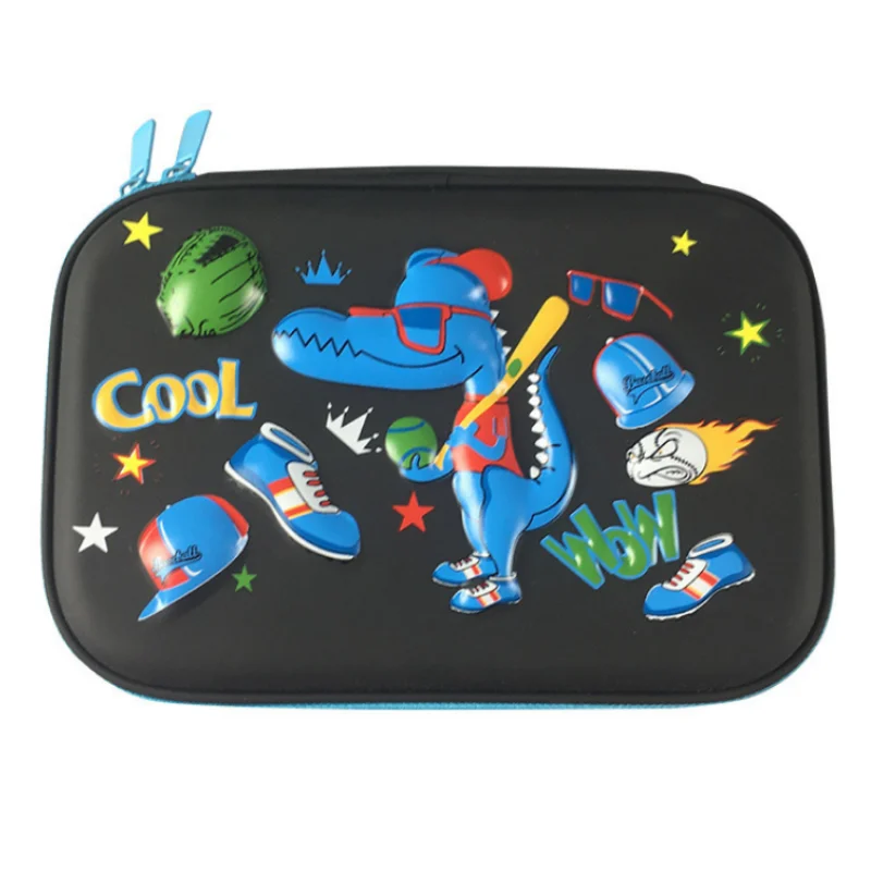 Cartoon 3D Hard Shell Student Pencil Case for Primary School Large-Capacity EVA and Plastic Stationery Box for Students