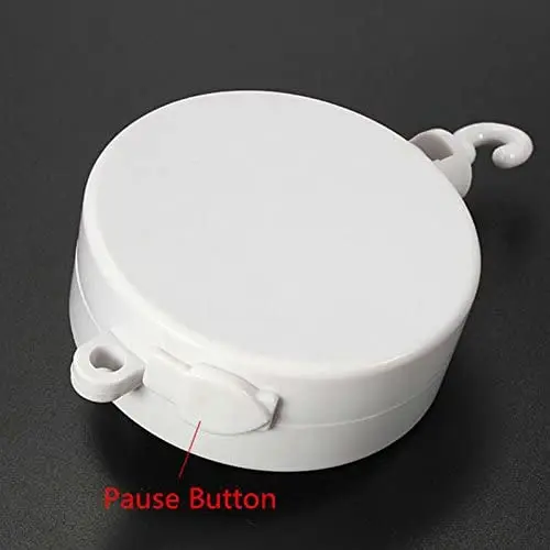 Baby Rotary Mobile Crib Bed Bell Toy Windup Clockwork Movement Music Box