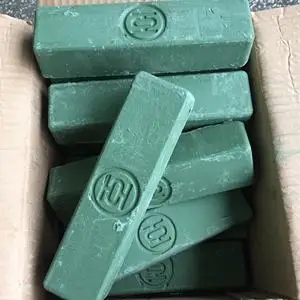 Best quality hard metals stainless steel green polishing hard wax