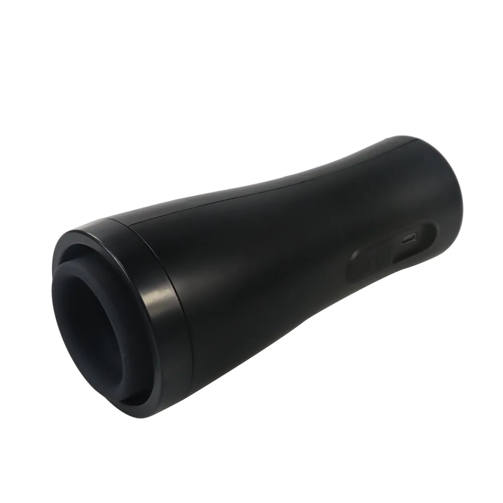 Black Knight Retractable Airplane Cup Male Masturbation Penis Exercise Trainer