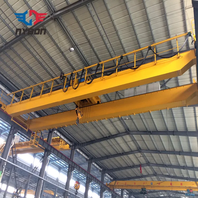 China Manufacturing Workshop Travelling Double Beam 20m Span Overhead Crane 30t