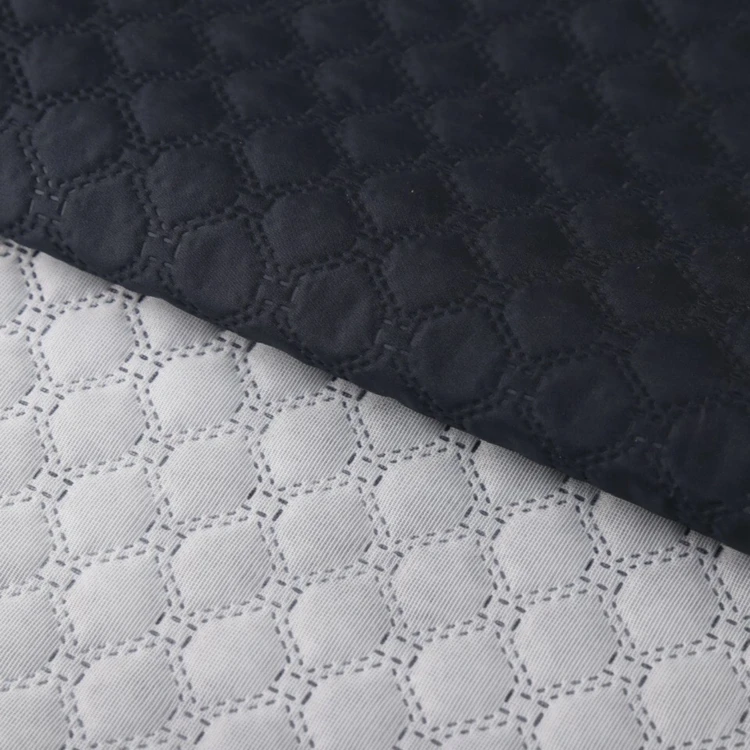 padded fabric Lining Waterproof Quilted Nylon Fabric For Garment Home Textile quilted fabric padding inside for jacket and down