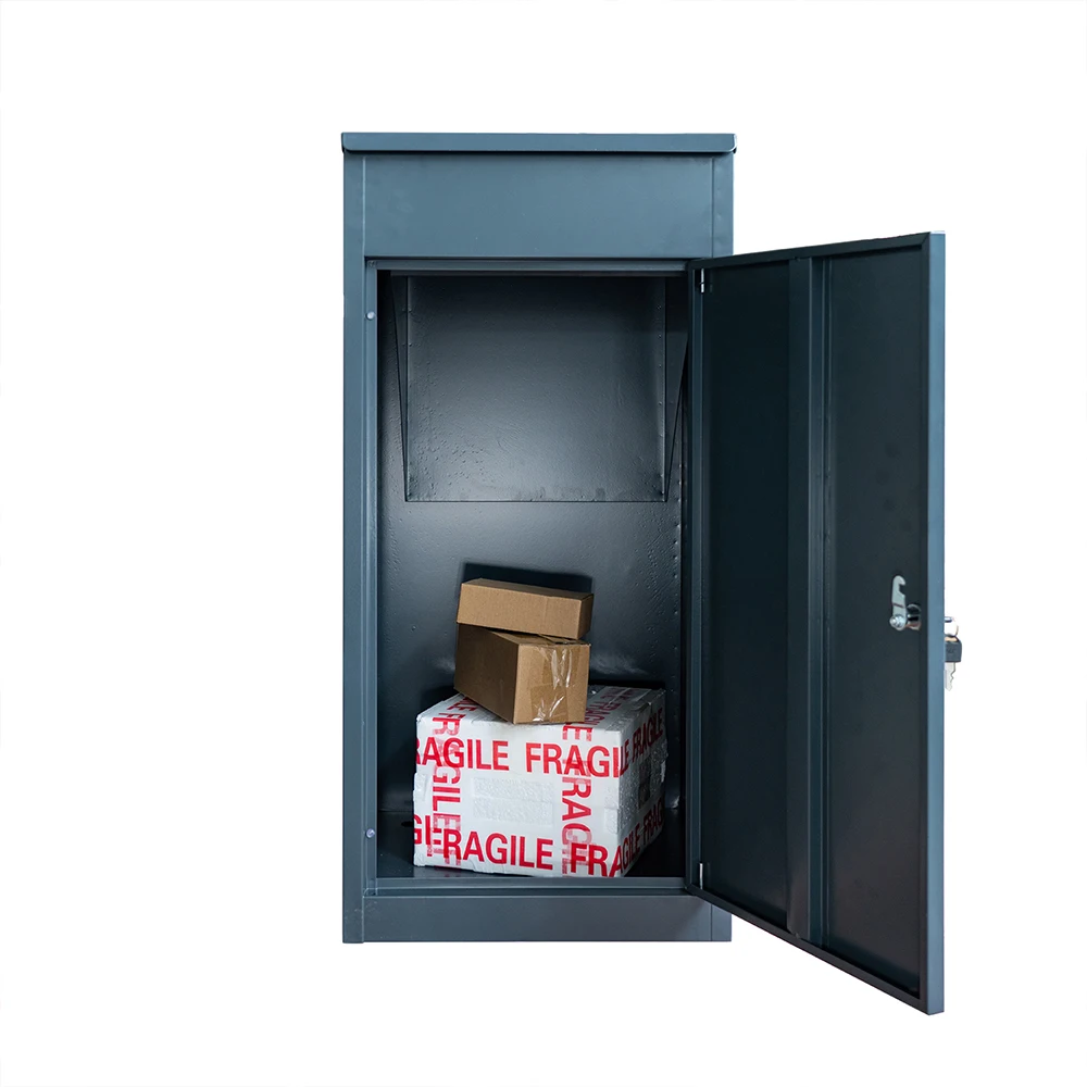 Factory Flip Cover Steel Parcel Drop Box Assembled Household Parcel Express Storage Boxes Metal Post Newspaper Letter Box