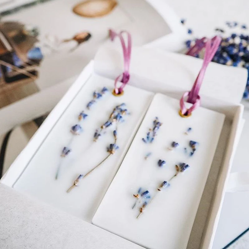 Handmade Nature Aroma Botanical Decorative Gifts Box Scented Wax Tablet