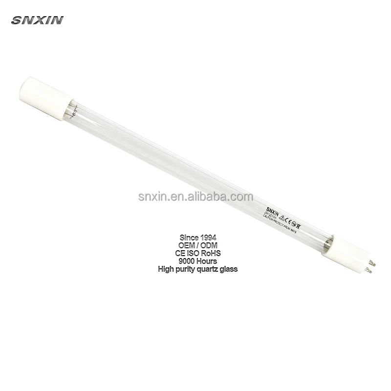 SNXIN nice price 6W 165mm T5 4 pins uv lamp for uv water sterilizer water treatment