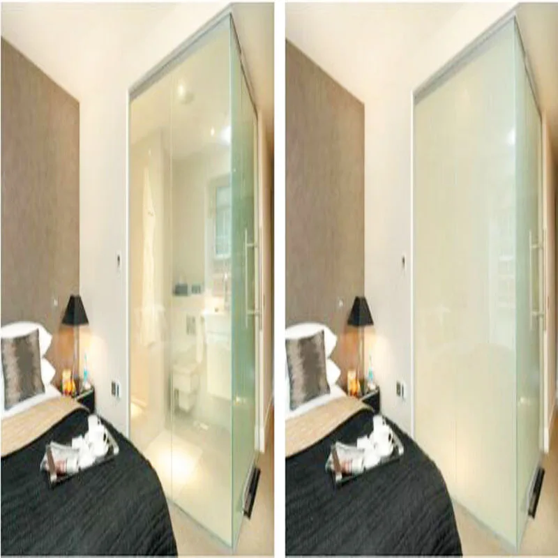 Decorative switchable opaque to clear glass  smart LCD window film prices