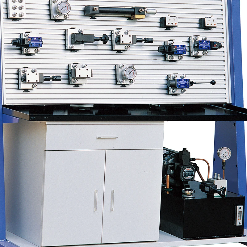 hydraulic fluid lab TVET technical vocational school training bench  Didactic engineer teaching model hydraulique training bench