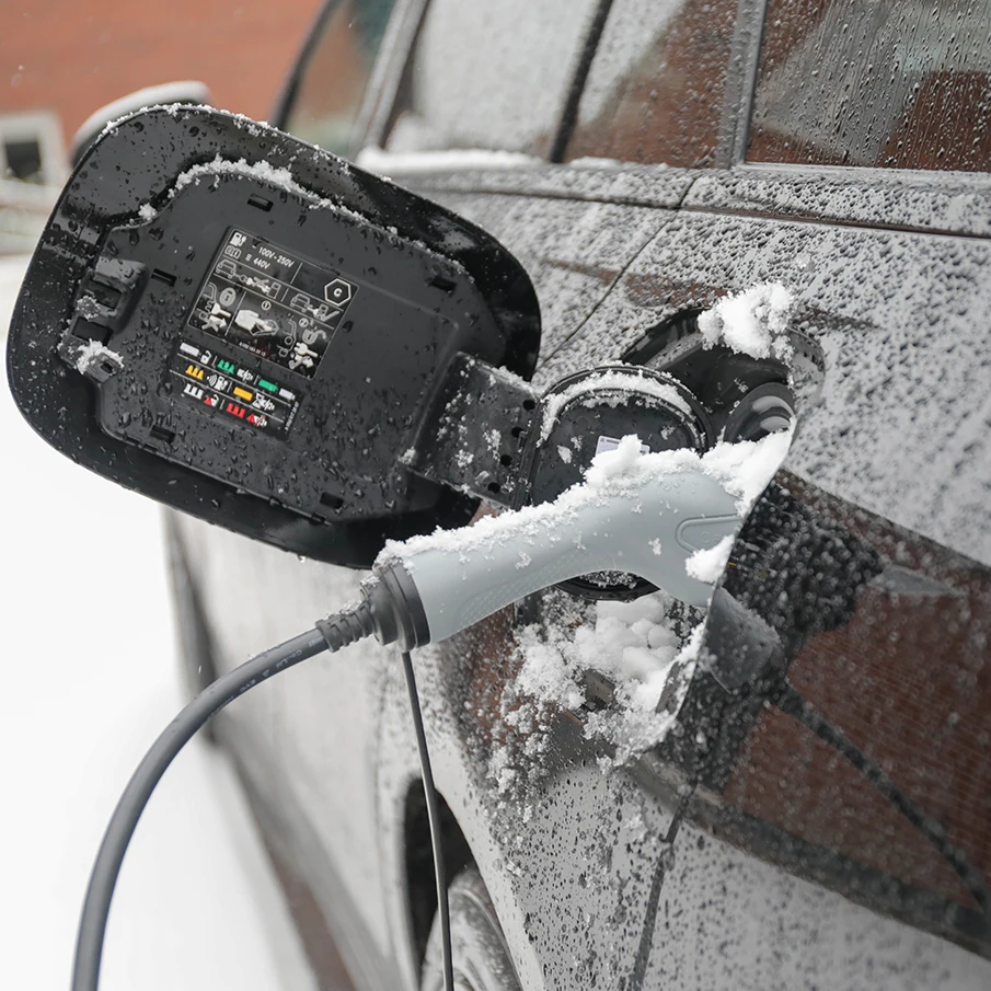 Wholesale 11kw 3phase 16A Portable Home Ev Type 2 to Type charging cable with 5m