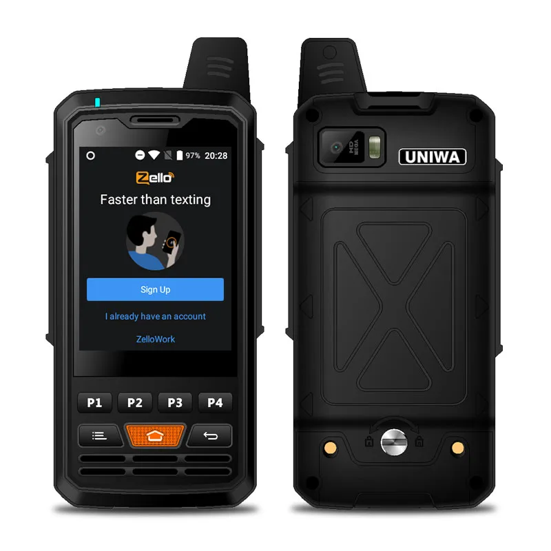 Смартфон Uniwa F50 на Android 2 8 четыре ядра экран 6 0 дюйма 4g Lte