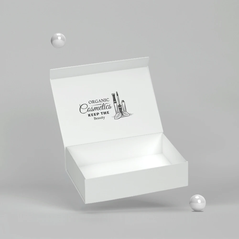 wholesale custom print logo magnetic folding box with magnetic lid for party wedding gift foldable packaging box