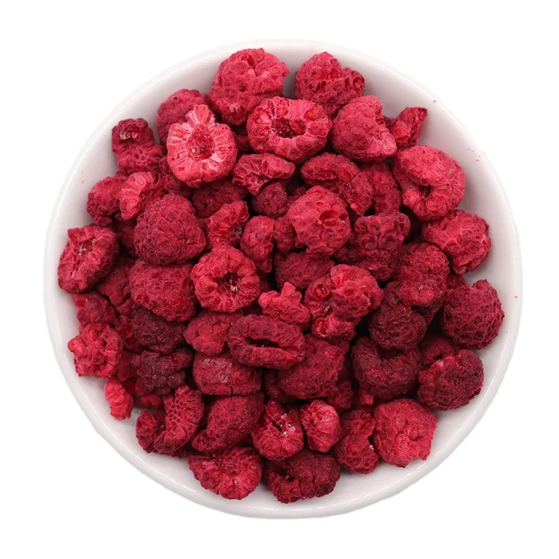 Freeze dried emergency fruit exotic frozen berries IQF raspberries whole freeze dried