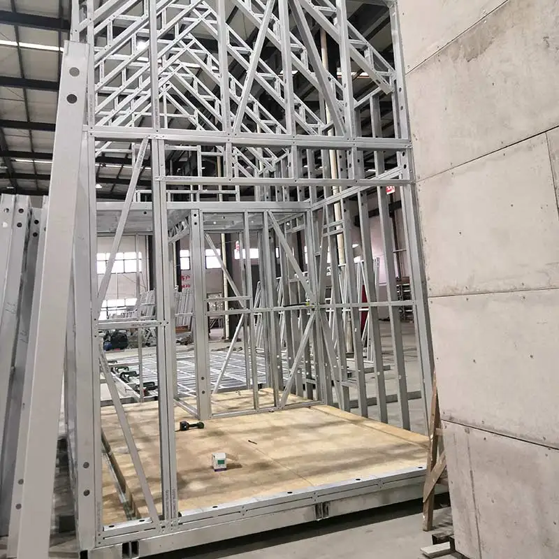 Deepblue Smarthouse cost-efficient small kit mobile prefab light steel frame bamboo bungalow wooden design garden studio house