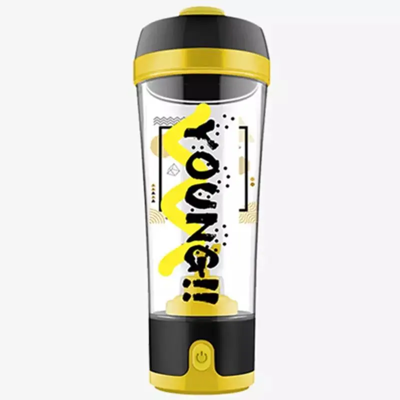 Portable Electric USB Rechargeable Stainless Steel Water Bottle Protein Mixing Cup