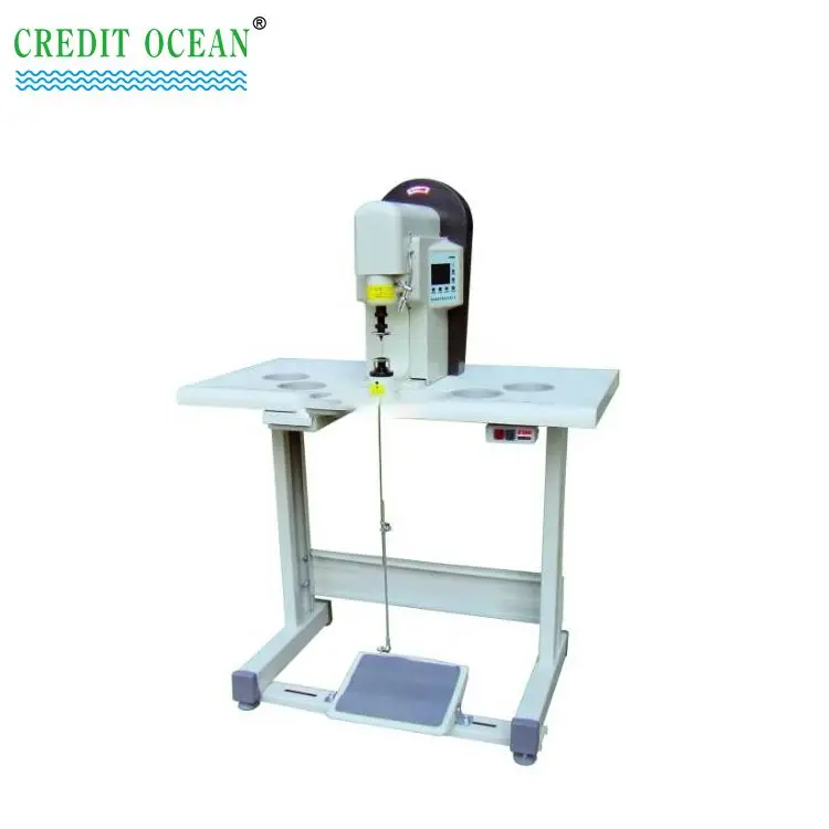 Высококачественный полуавтоматический металлический шнурок, машина для опрокидывания шнурков сумок