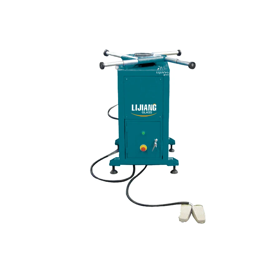 Rotated Glue Coating Silicone Sealant Spreading Rotating Table for Insulating Glass Hollow Glass Double Glazed Processing