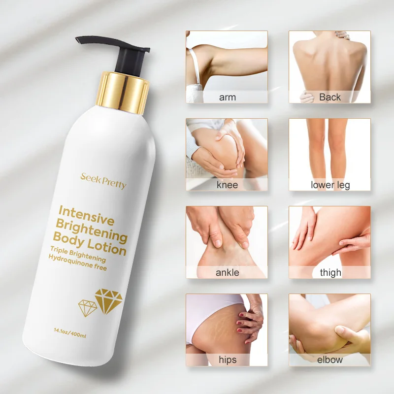 Custom Natural Organic Skin Care Raw Material Body Skin Face Bleaching Cream Lightening Skin Whitening Cream Body Lotion