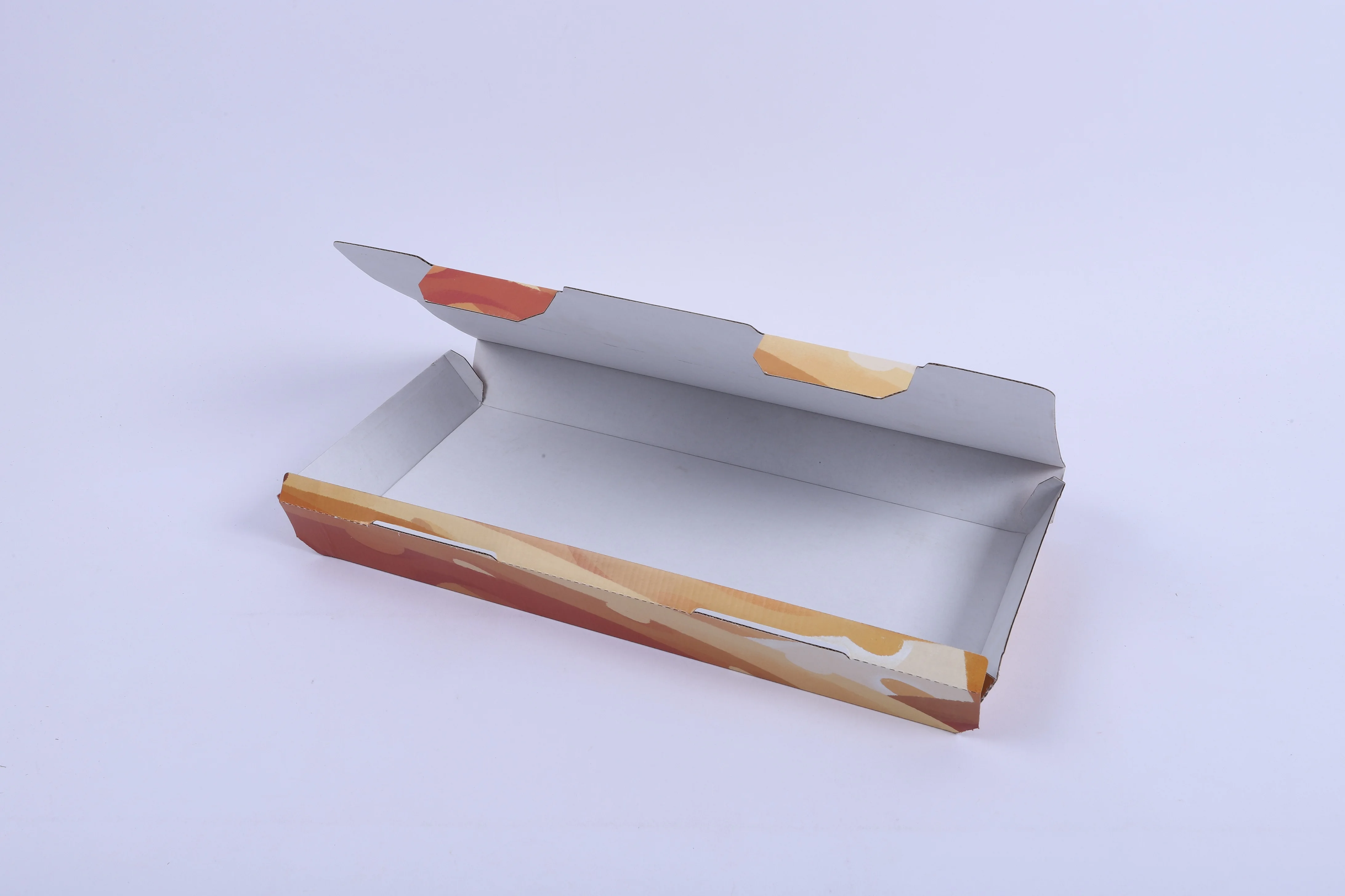 hexagon kraft pizza box with fashion design