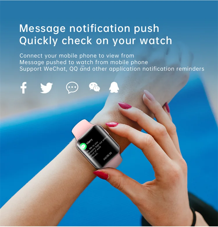 New products smartwatch T68 Pro phone call music heart rate full Curved screen true body temperature waterproof Smart Watch T68