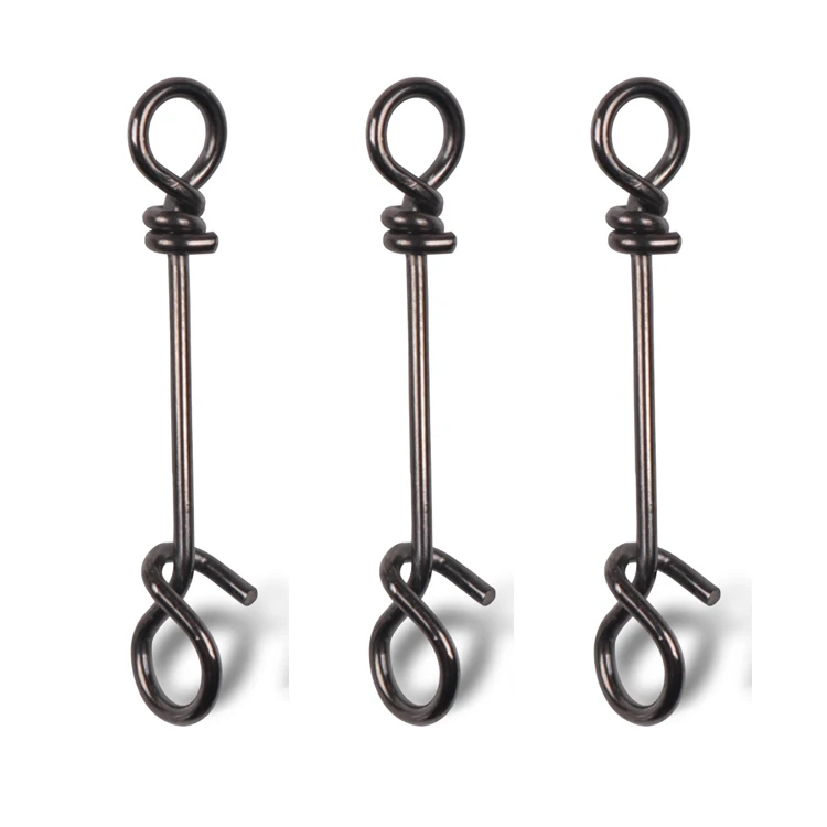 Quick Connection Clip Stainless Steel Fishing Swivels Nice Snaps Fast change Swivel Rolling Snap