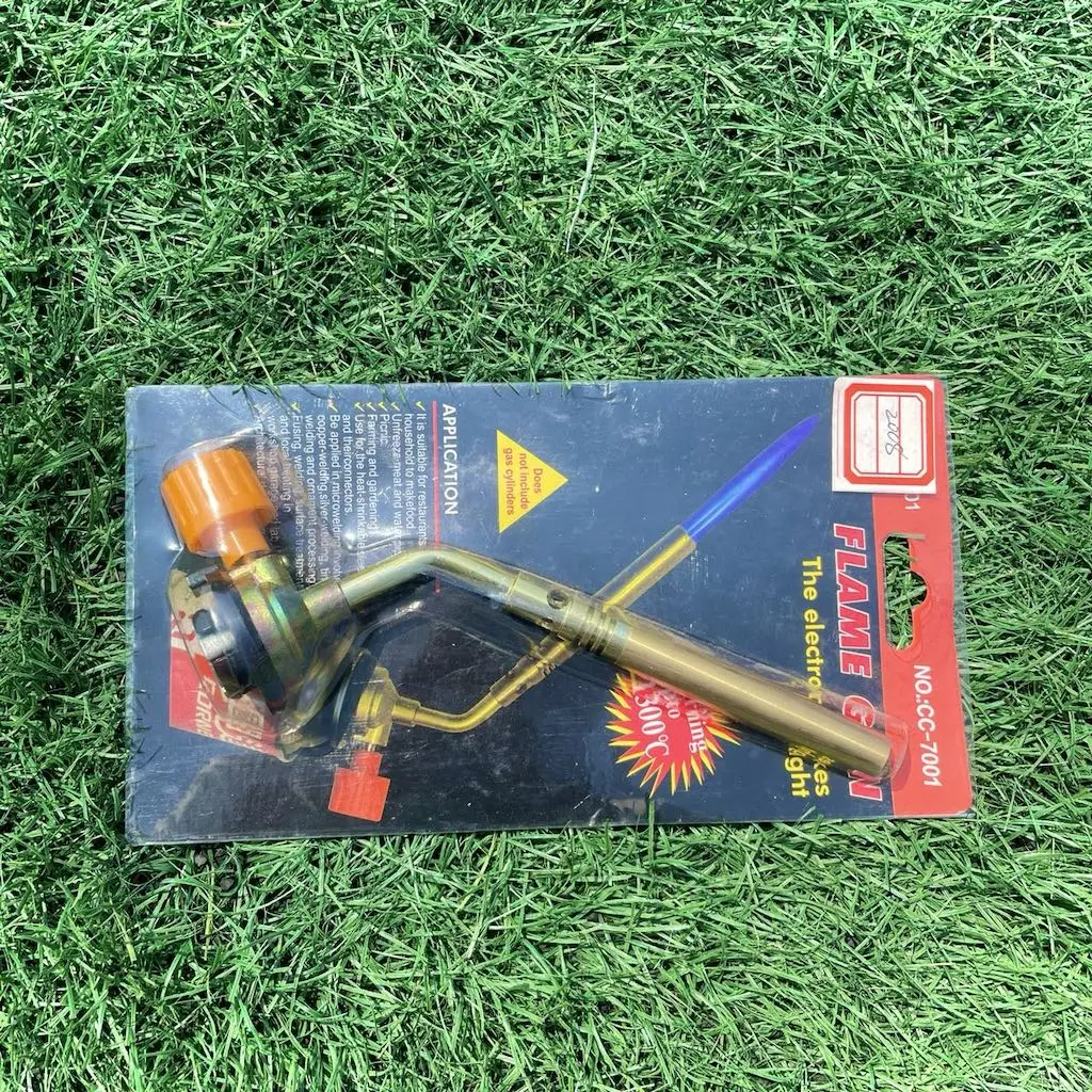 Пьезо Регулируемое пламя газовый баллончик горелка кулинарные нержавеющая сталь газ refill пламени пушка для нагревания продуктов десерт мяса