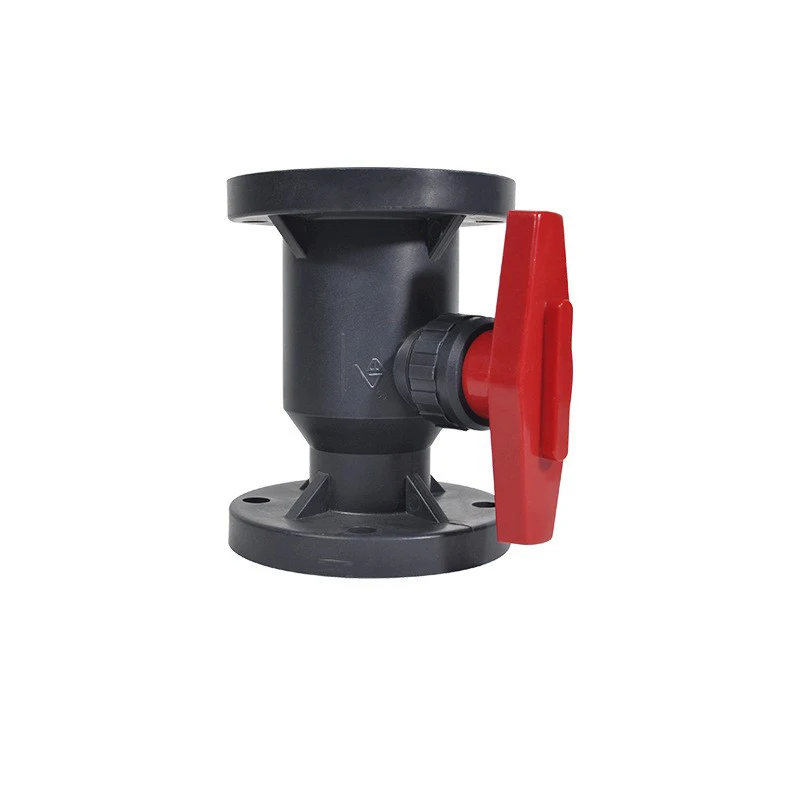 150 Class 2 Way ANSI GB Chemical grade UPVC CPVC FRPP manual plastic flange ball valve Chlorinated PVC ball valve