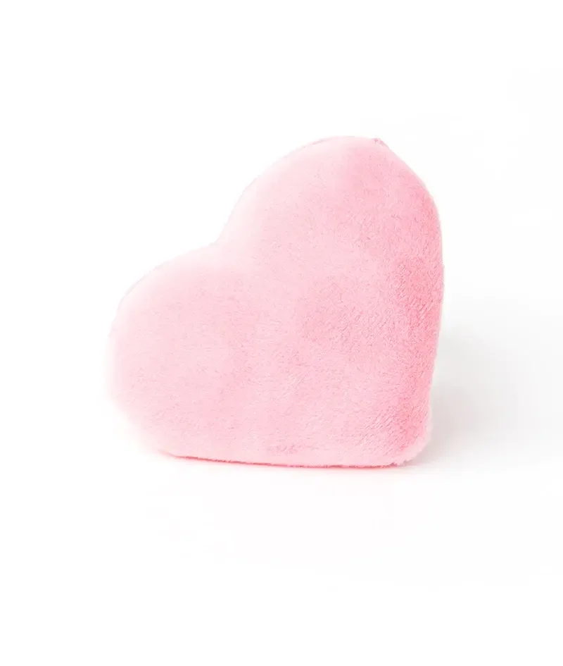 Super Soft Cotton Puff Face Powder Puff in Heart Shape Finger Velour Makeup Powder Puff With Logo