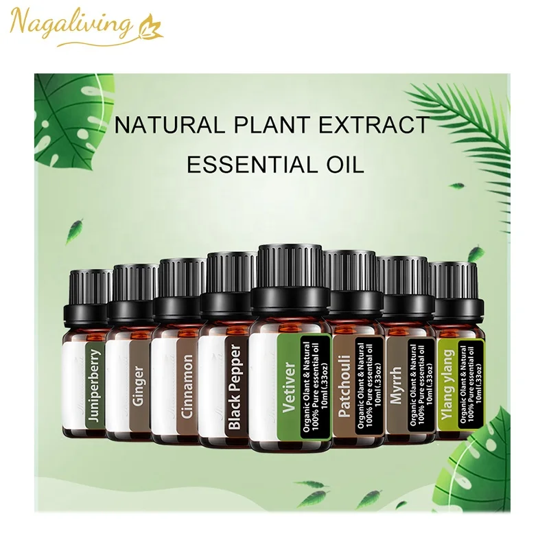 Ароматерапия 10 мл чистый натуральный Конопляный спа массаж диффузор Органическая перечная мята иланг эфирные масла